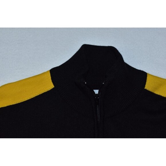 University of Missouri Emerson Street Unisex Sweater XL Yellow Cardigan Striped - Picture 2 of 12